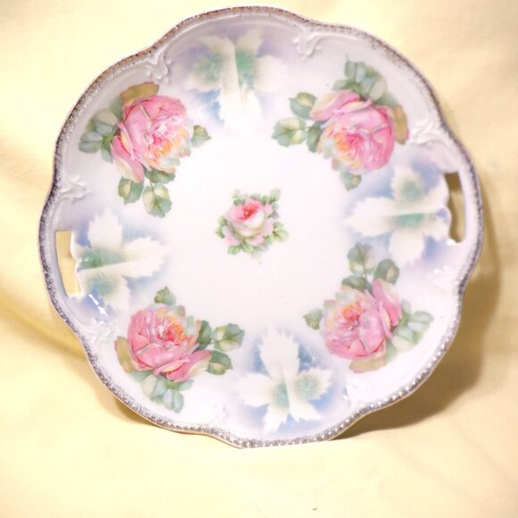 VINTAGE ~~~ Schwarzenammer BAVARUIS *** Cake PLATE *** 1905-1910 - Picture 1 of 2